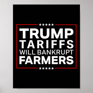 Póster Los aranceles de Trump serán las protestas de los