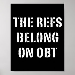 Póster Los Árbitros Pertenecen a Obt - Fútbol de Orlando