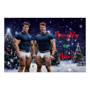 Póster Los árboles de Navidad brillantes de SlipperyJoe d