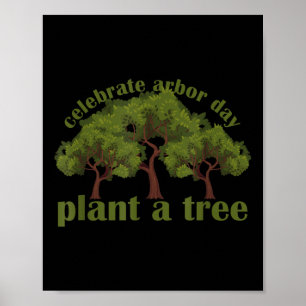 Póster Los Árboles Von Arbor Day Son Ambientalistas