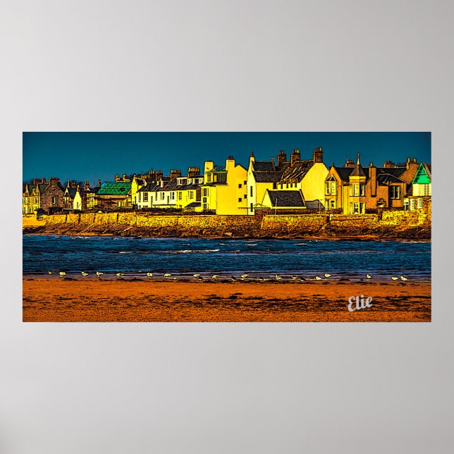Póster Los artistas impresionan a Elie Fife Scotland (Frente)