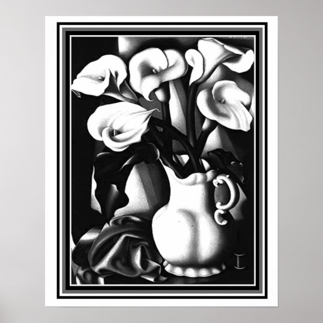 Póster "Los Arumos", imagen de estilo Art déco de Tamara  (Frente)