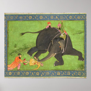 Póster Los asistentes rescatan a un hombre caido de un