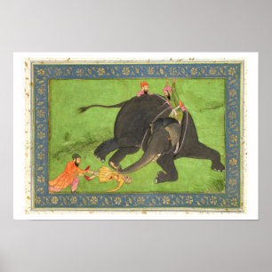 Póster Los asistentes rescatan a un hombre caido de un