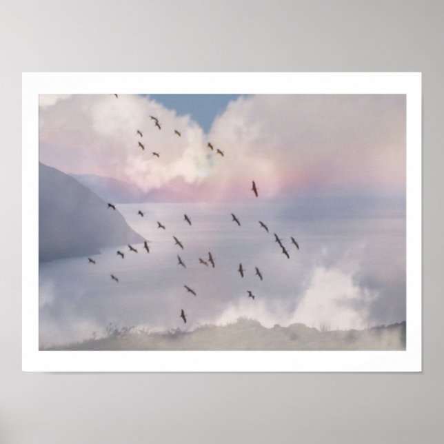 PÓSTER LOS AVES VOLAN EN GRUPO (Frente)