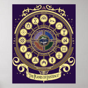 Póster Los aviones de la existencia