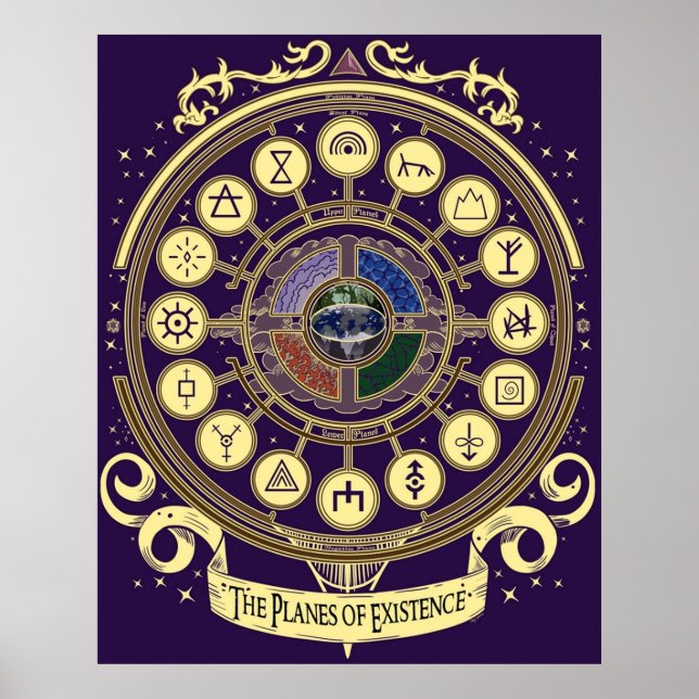 Póster Los aviones de la existencia (Frente)