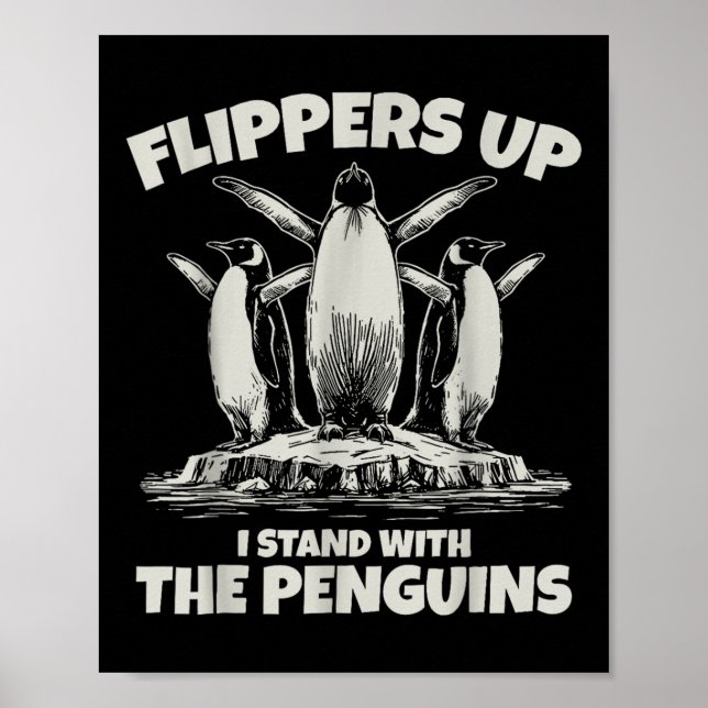 Póster Los avispones de pingüino resisten a los graciosos (Frente)