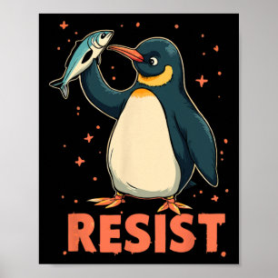 Póster Los avispones de pingüino resisten a los graciosos