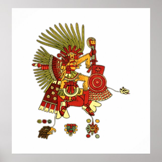 Póster Los aztecas (Frente)