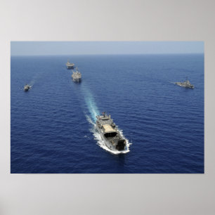 Póster Los barcos de la Armada de la República de