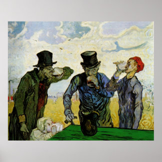 Póster Los bebedores de Vincent van Gogh