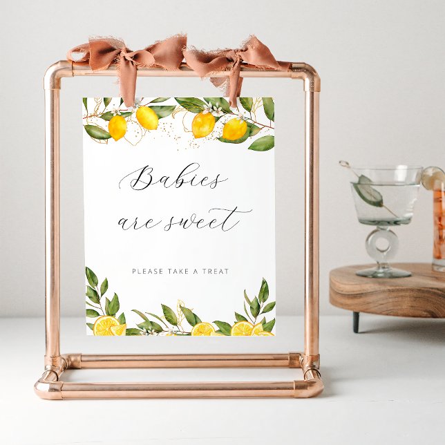 Póster Los bebes de Baby Shower de limón de verano brilla (Subido por el creador)