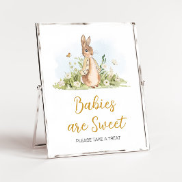 Póster Los bebés de Baby Shower de Peter Rabbit son dulce