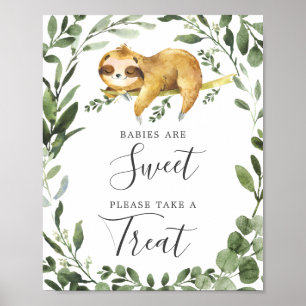 Póster Los bebés de Baby Shower, que duermen, son un Rótu