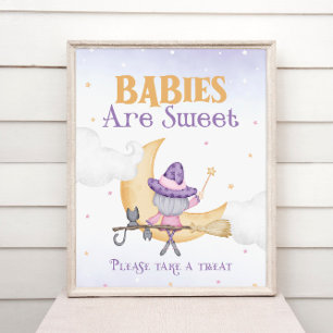 Póster Los bebés de cumpleaños son dulces
