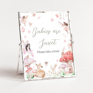 Póster Los bebés de hadas son dulces