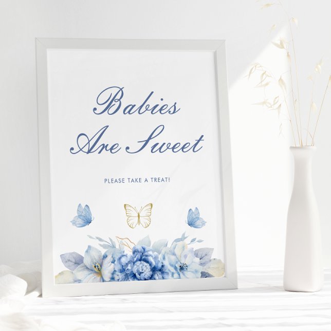 Póster Los bebés de mariposa son dulces Baby Shower (Subido por el creador)