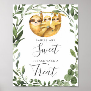 Póster Los bebés gemelos espumosos de Baby Shower son Rót