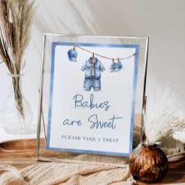 Póster Los bebés Jean Blue Modern son dulces