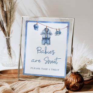 Póster Los bebés Jean Blue Modern son dulces