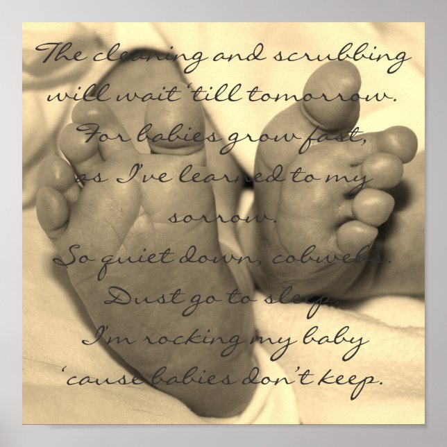 Póster Los bebés no se quedan (Frente)