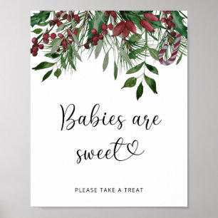 Póster Los bebés perennes son dulces