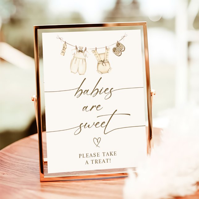 Póster Los Bebés Son Dulces Boho Ropa De Bebé Rótulo De P (Subido por el creador)