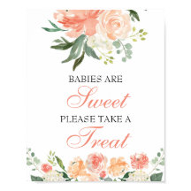 Los bebés son dulces, por favor tome un Rótulo con