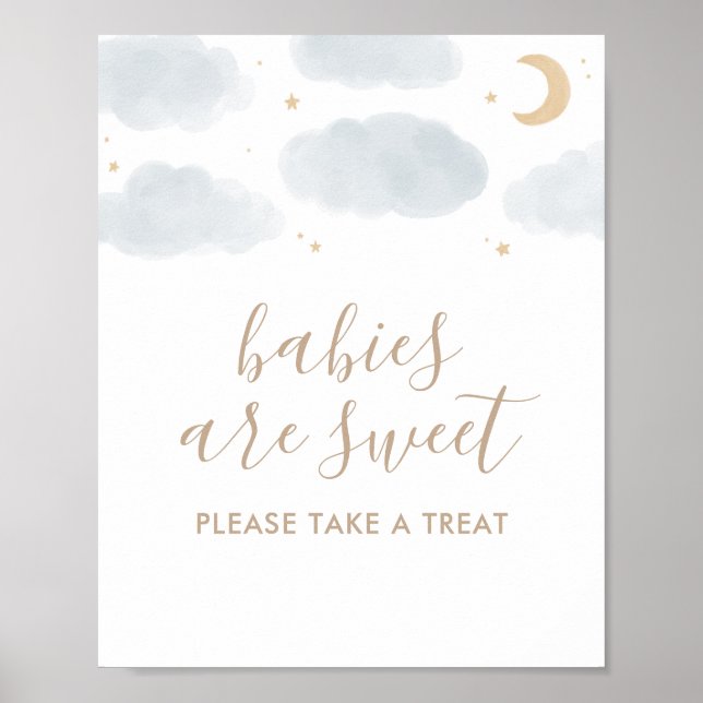 Póster Los bebés son dulces, por favor, tome un tratamien (Frente)