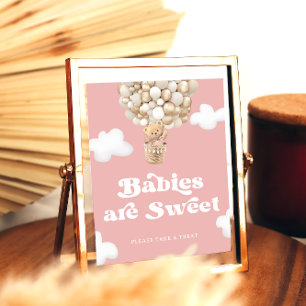 Póster Los Bebés Son Dulces, Por Favor, Tomen Un Bear De