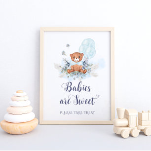 Póster Los Bebés Son Dulces, Por Favor, Tomen Un Globo De