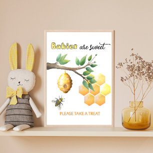 Póster Los bebés son dulces, toma un poster