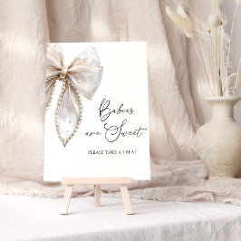 Póster Los bebés son dulces, tómate un tremendo Perla Bla