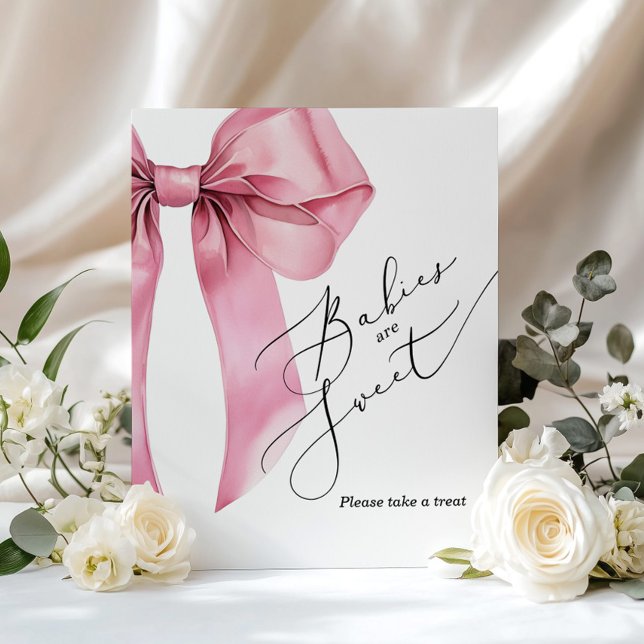 Póster Los bebés son dulces, tómate una bebida rosada (Subido por el creador)