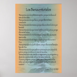 Póster Los Bienaventurados, Cartel