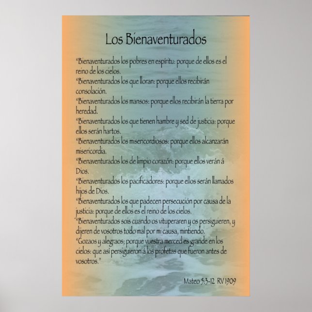 Póster Los Bienaventurados, Cartel (Frente)