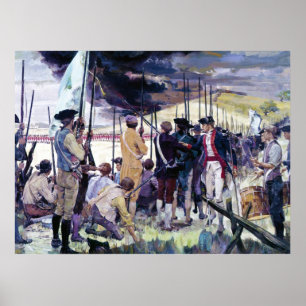 Póster Los blancos de sus ojos por Ken Riley