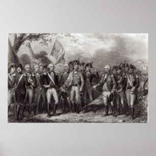 Póster Los británicos entregan sus brazos