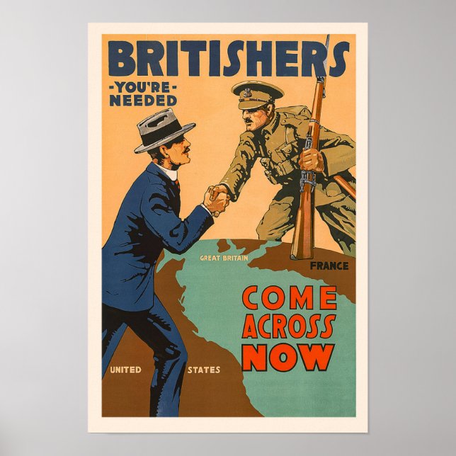 Póster Los británicos querían Poster (Frente)