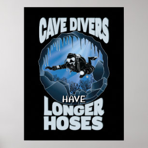 Póster Los Buceadores Cueva Tienen Casas Más Largas - Buc