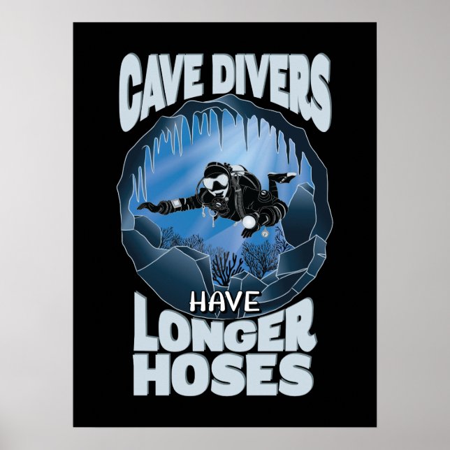 Póster Los Buceadores Cueva Tienen Casas Más Largas - Buc (Frente)