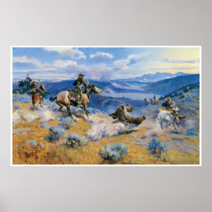 Póster Los bucles y los caballos Swift están más seguros 