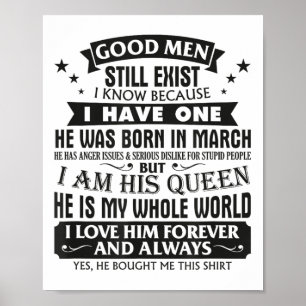 Póster Los Buenos Hombres Siguen Existiendo Sé Que Tengo 