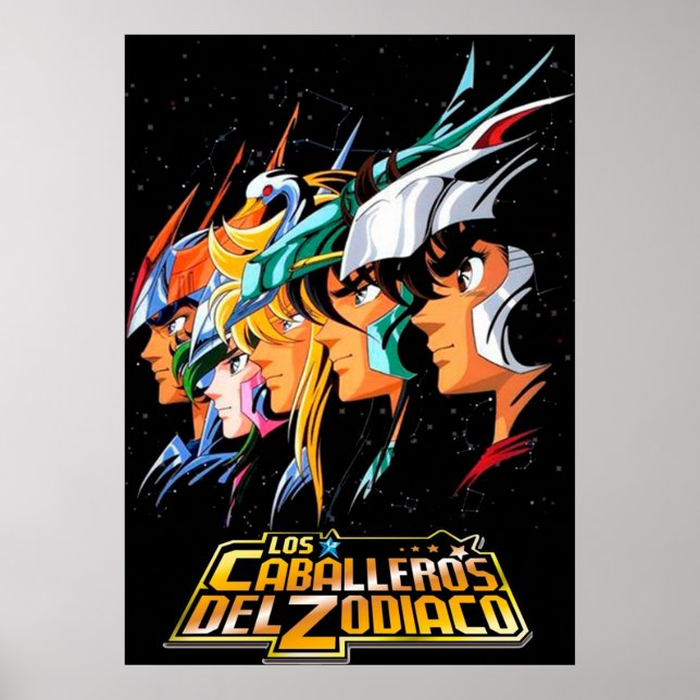 PÓSTER LOS CABALLEROS DEL ZODIACO (Frente)
