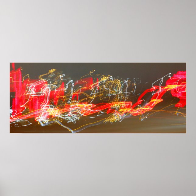 Póster Los caminos ligeros del tránsito por una carretera (Frente)