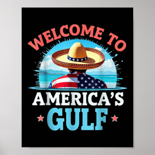 Póster Los Camisas Trump El Golfo De Los Estados Unidos C