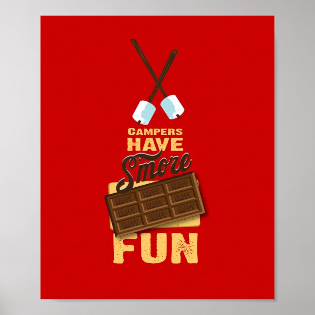 Póster Los Campers Tienen Un Poster Más Divertido De Glam (Frente)