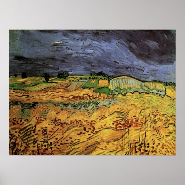 Póster Los campos de Vincent van Gogh (Frente)