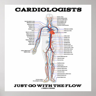 Póster Los Cardiólogos Simplemente Van Con El Flujo (Circ